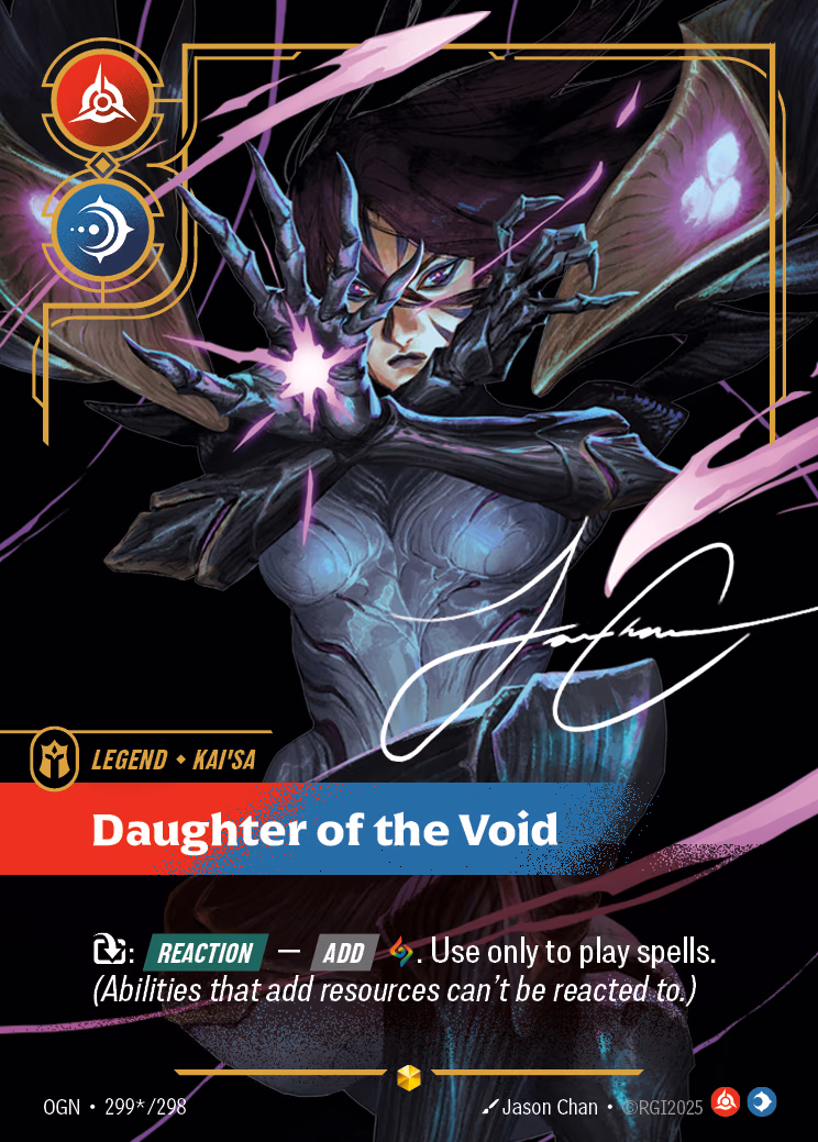 Kai'Sa, Daughter of the Void OGN-299*/298 Riftbound card