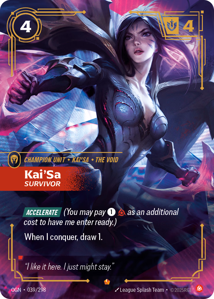 Kai'Sa, Survivor OGN-039/298 Riftbound card