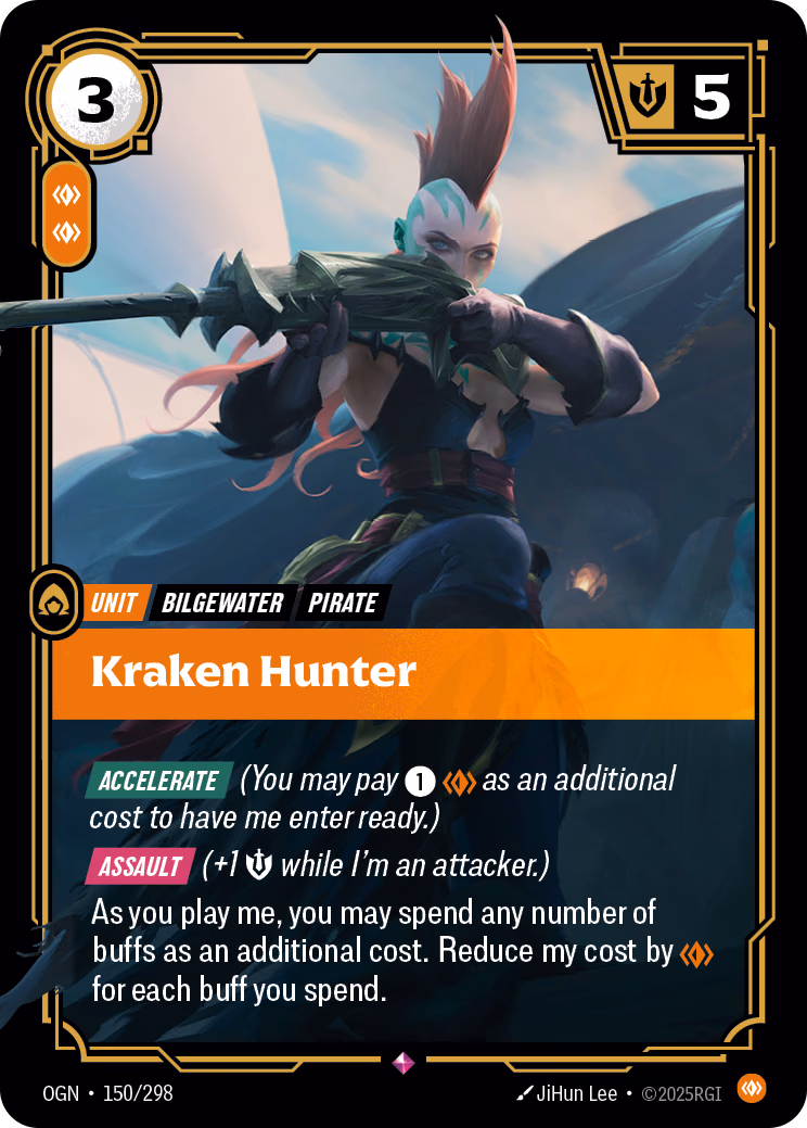Kraken Hunter OGN-150/298 Riftbound card