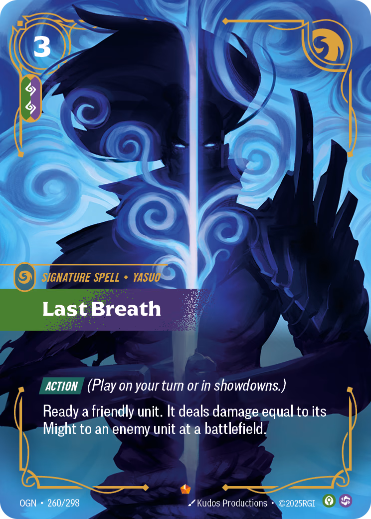 Last Breath OGN-260/298 Riftbound card