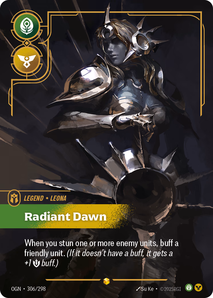 Leona, Radiant Dawn OGN-306/298 Riftbound card