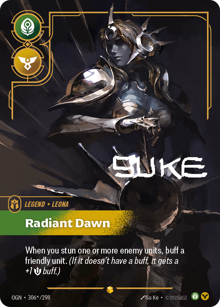 Leona, Radiant Dawn OGN-306*/298 Riftbound card