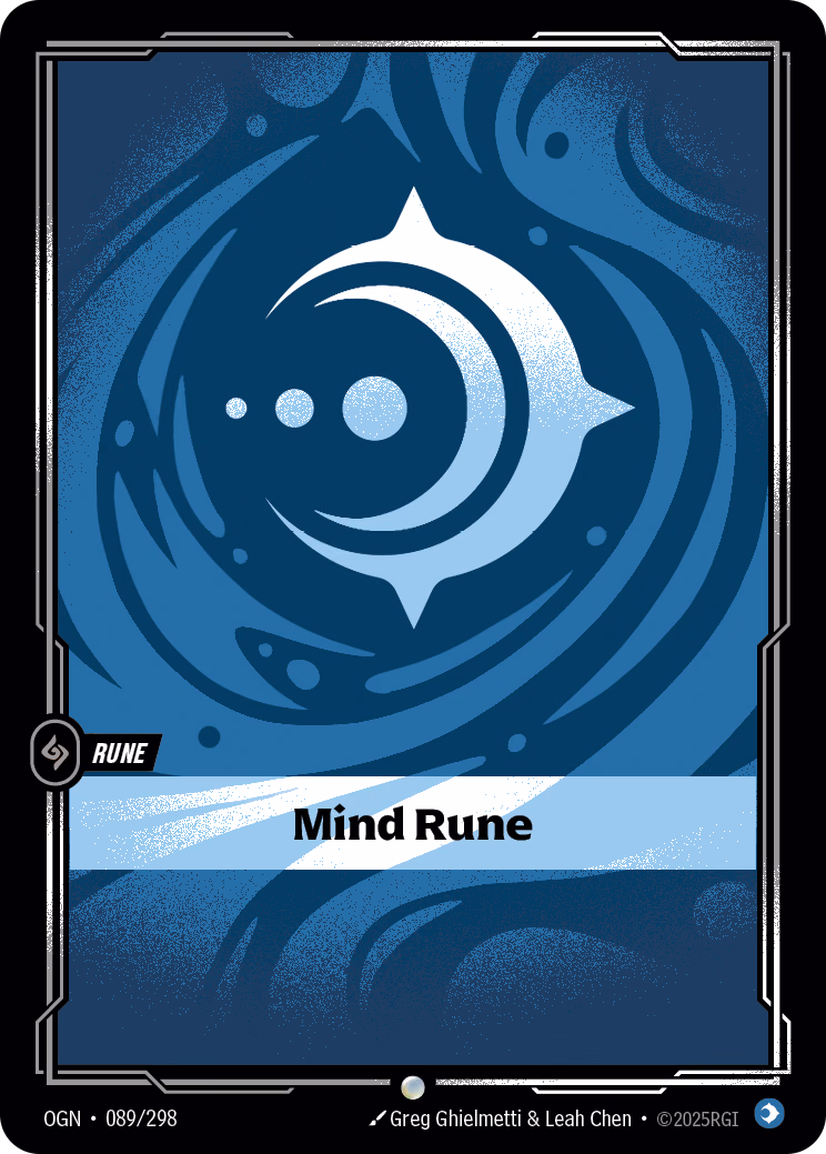 Mind Rune OGN-089/298 Riftbound card
