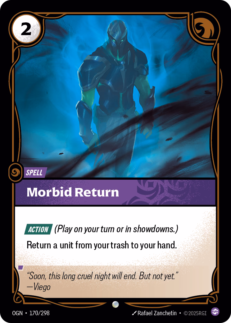 Morbid Return OGN-170/298 Riftbound card