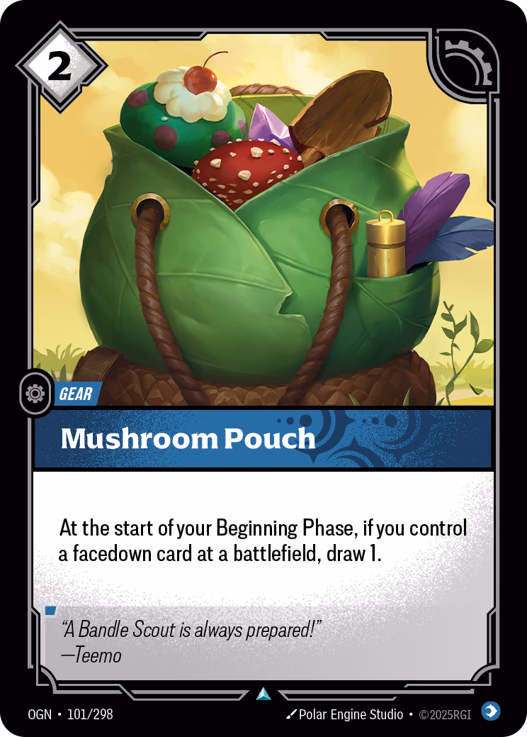 Mushroom Pouch OGN-101/298 Riftbound card
