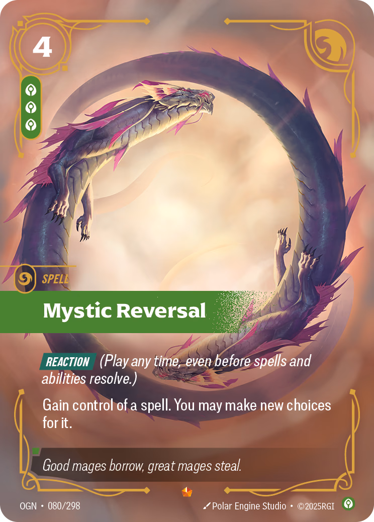 Mystic Reversal OGN-080/298 Riftbound card