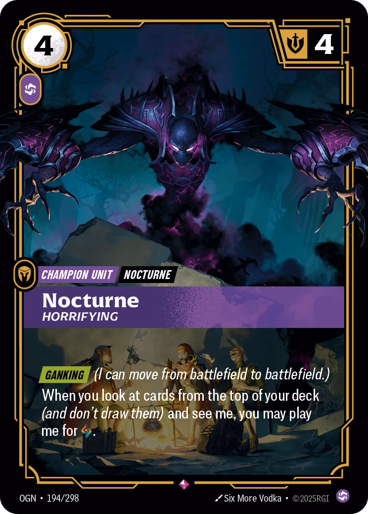 Nocturne OGN-194/298 Riftbound card