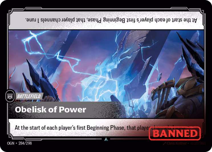 Obelisk of Power OGN-284/298 Riftbound card