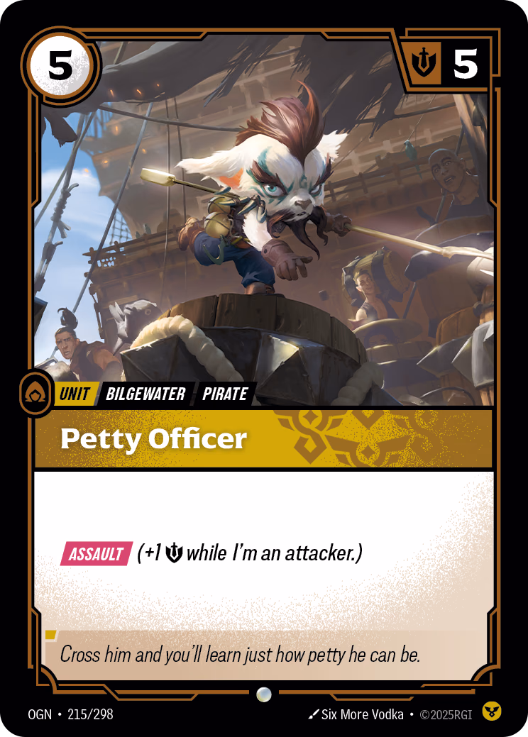 Petty Officer OGN-215/298 Riftbound card