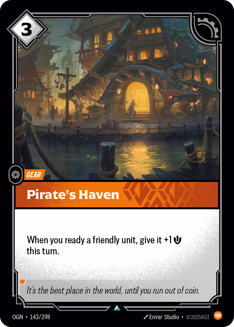 Pirate's Haven OGN-143/298 Riftbound card