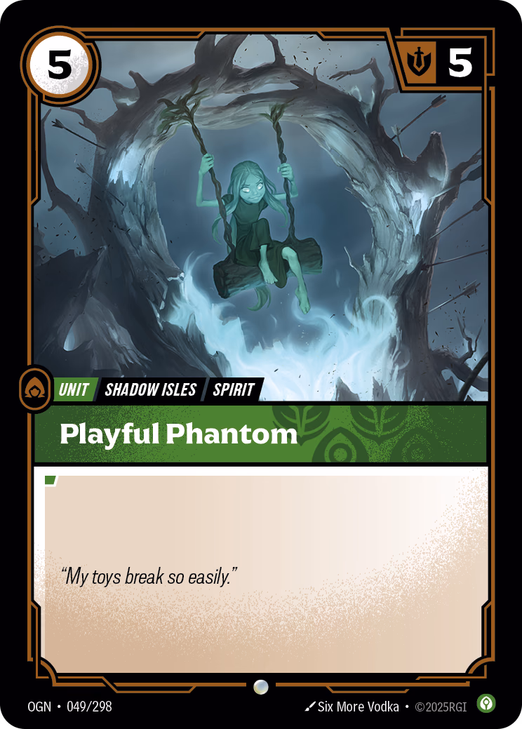 Playful Phantom OGN-049/298 Riftbound card