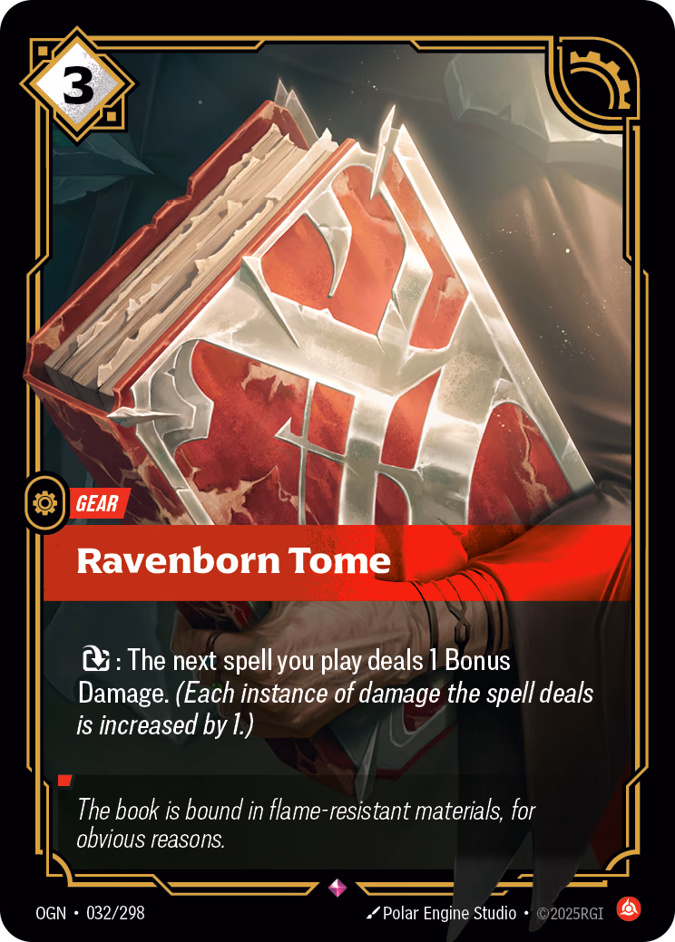 Ravenborn Tome OGN-032/298 Riftbound card