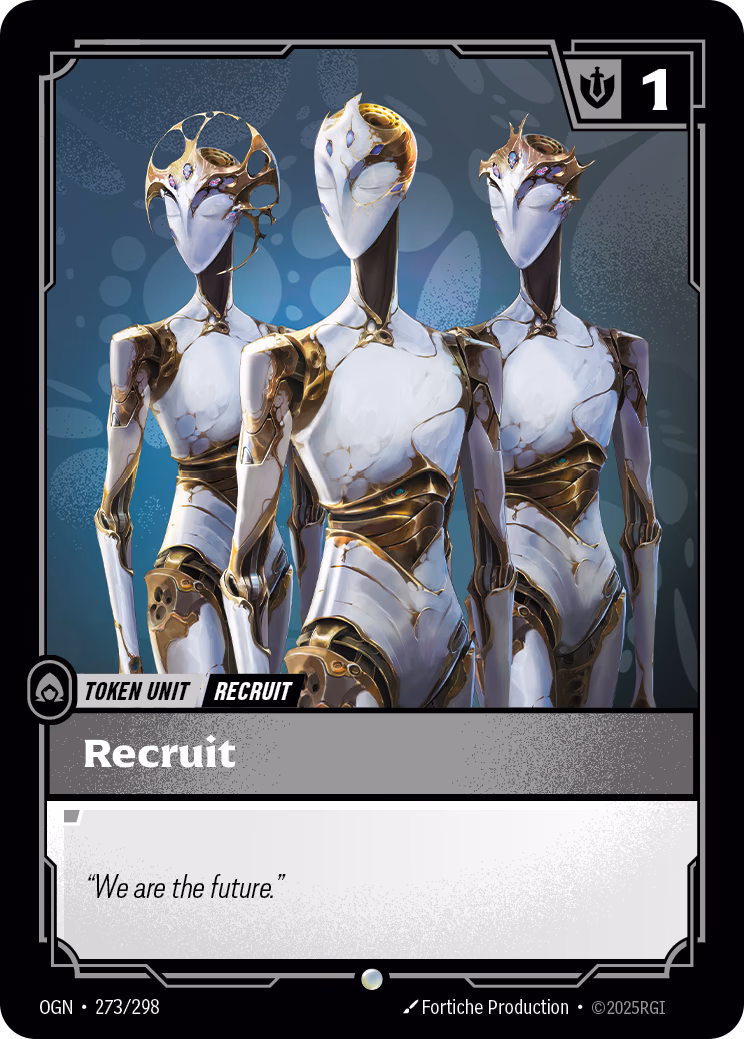 Recruit (ZN) OGN-273/298 Riftbound card