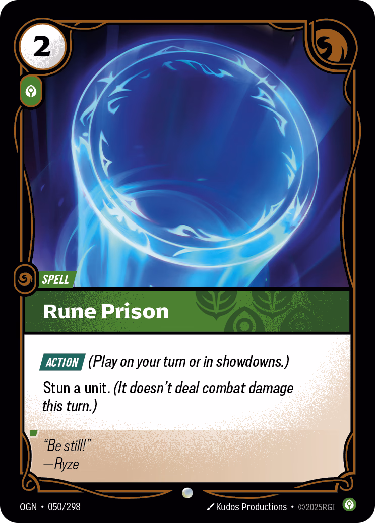Rune Prison OGN-050/298 Riftbound card