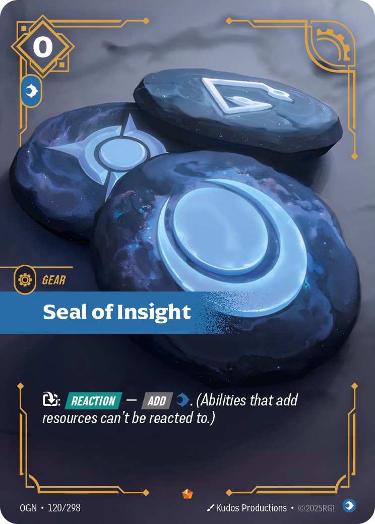 Seal of Insight OGN-120/298 Riftbound card