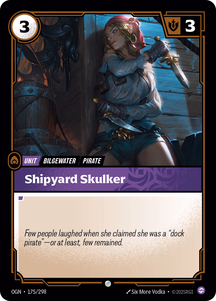 Shipyard Skulker OGN-175/298 Riftbound card