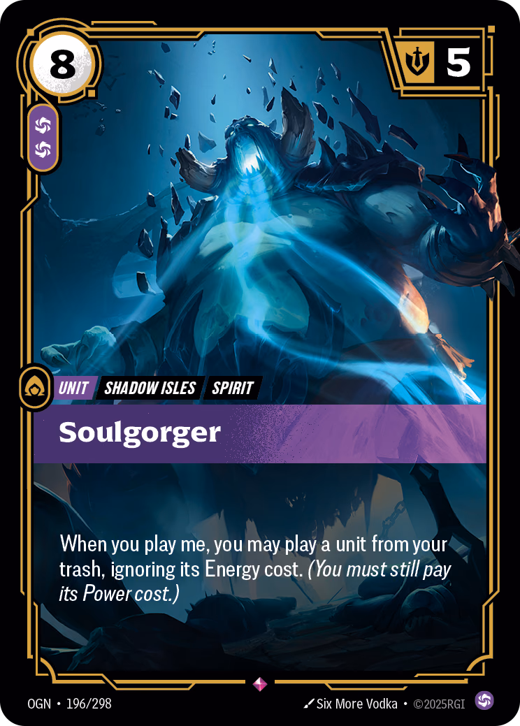 Soulgorger OGN-196/298 Riftbound card