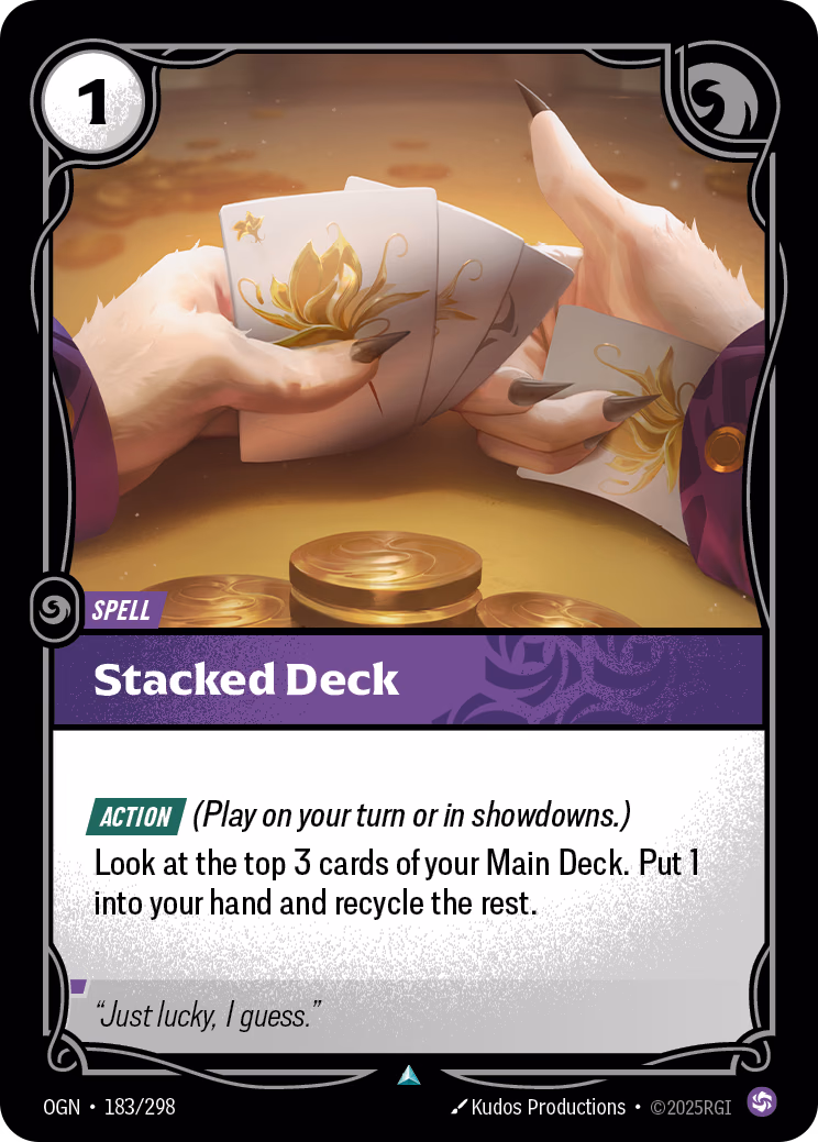 Stacked Deck OGN-183/298 Riftbound card