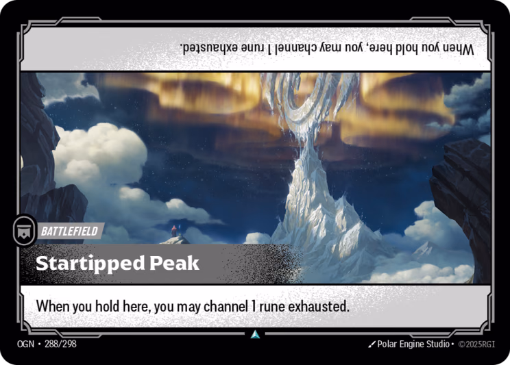 Startipped Peak OGN-288/298 Riftbound card