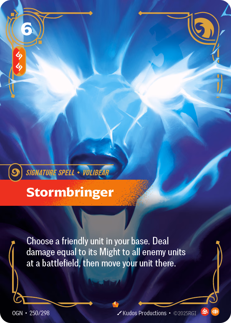 Stormbringer OGN-250/298 Riftbound card