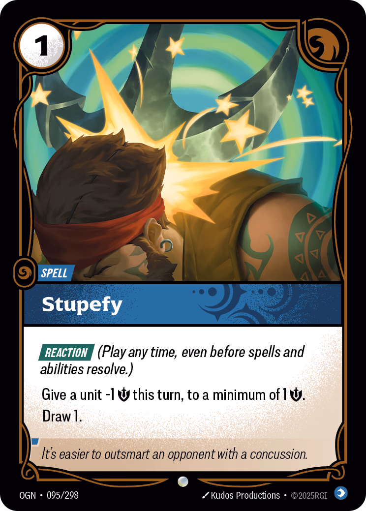 Stupefy OGN-095/298 Riftbound card
