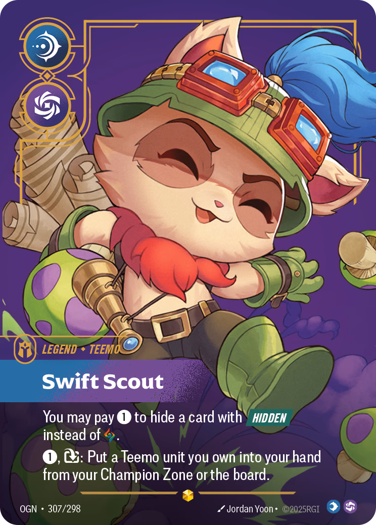 Teemo, Swift Scout OGN-307/298 Riftbound card