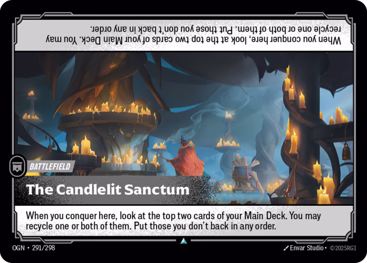 The Candlelit Sanctum OGN-291/298 Riftbound card