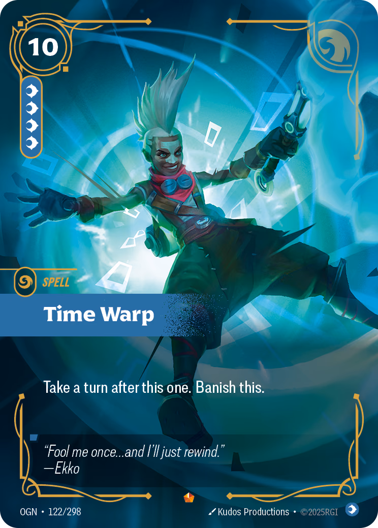 Time Warp OGN-122/298 Riftbound card
