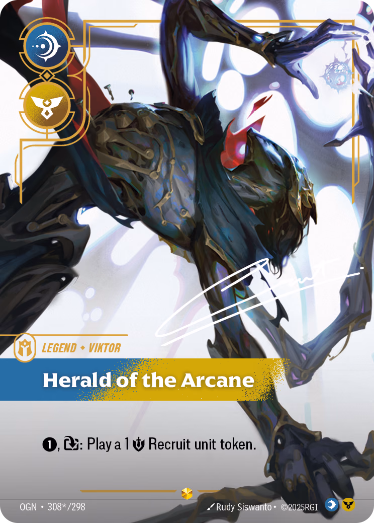 Viktor, Herald of the Arcane OGN-308*/298 Riftbound card