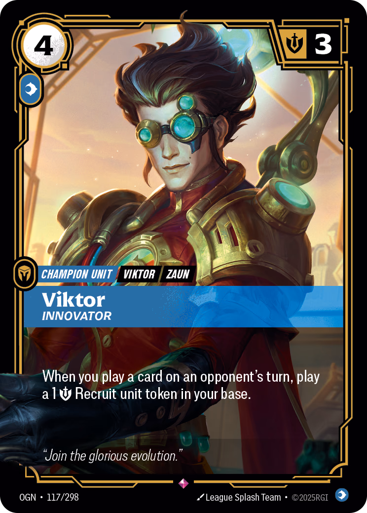 Viktor, Innovator OGN-117/298 Riftbound card
