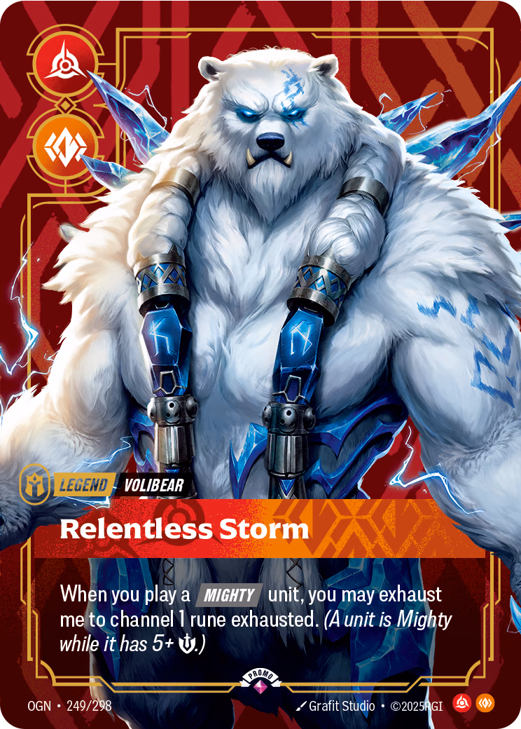 Volibear, Relentless Storm OGN-249/298 Riftbound card