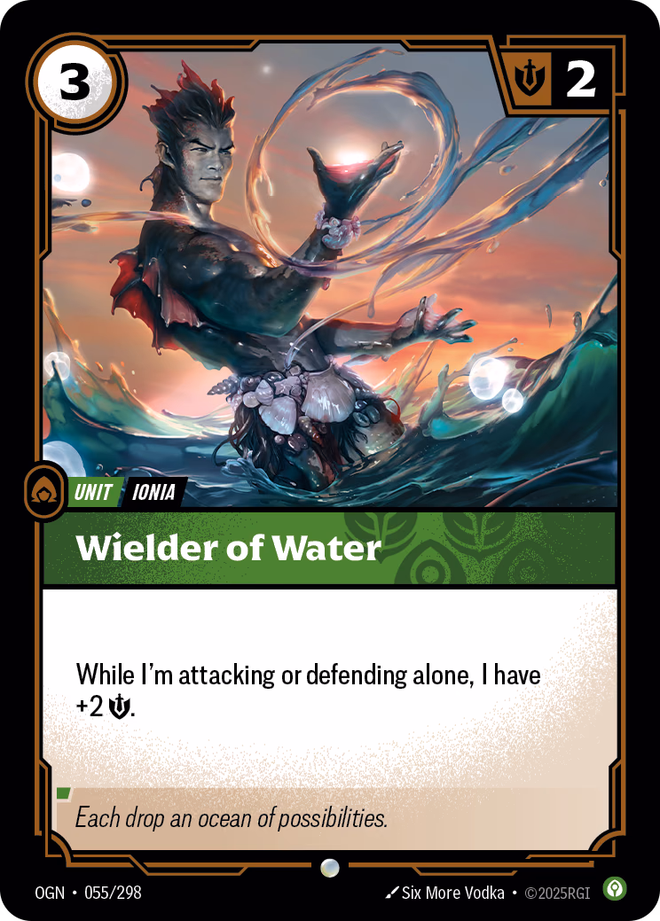 Wielder of Water OGN-055/298 Riftbound card