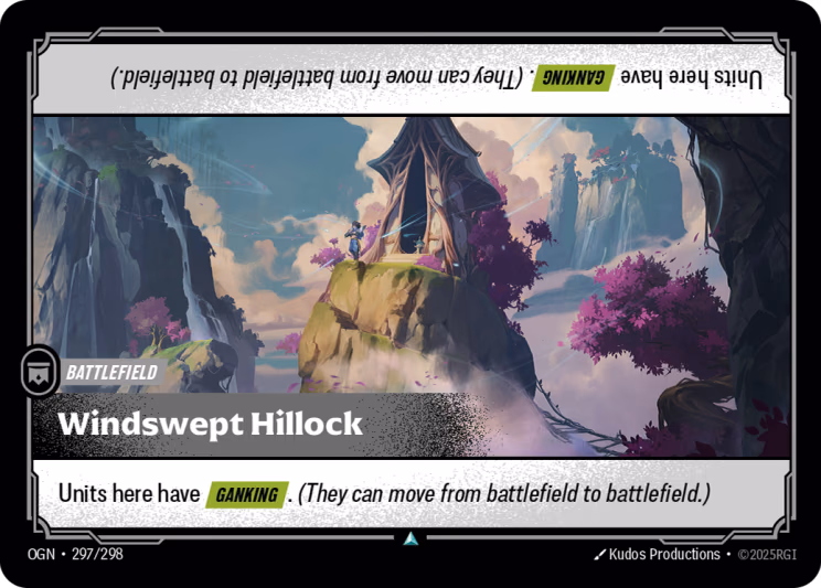 Windswept Hillock OGN-297/298 Riftbound card