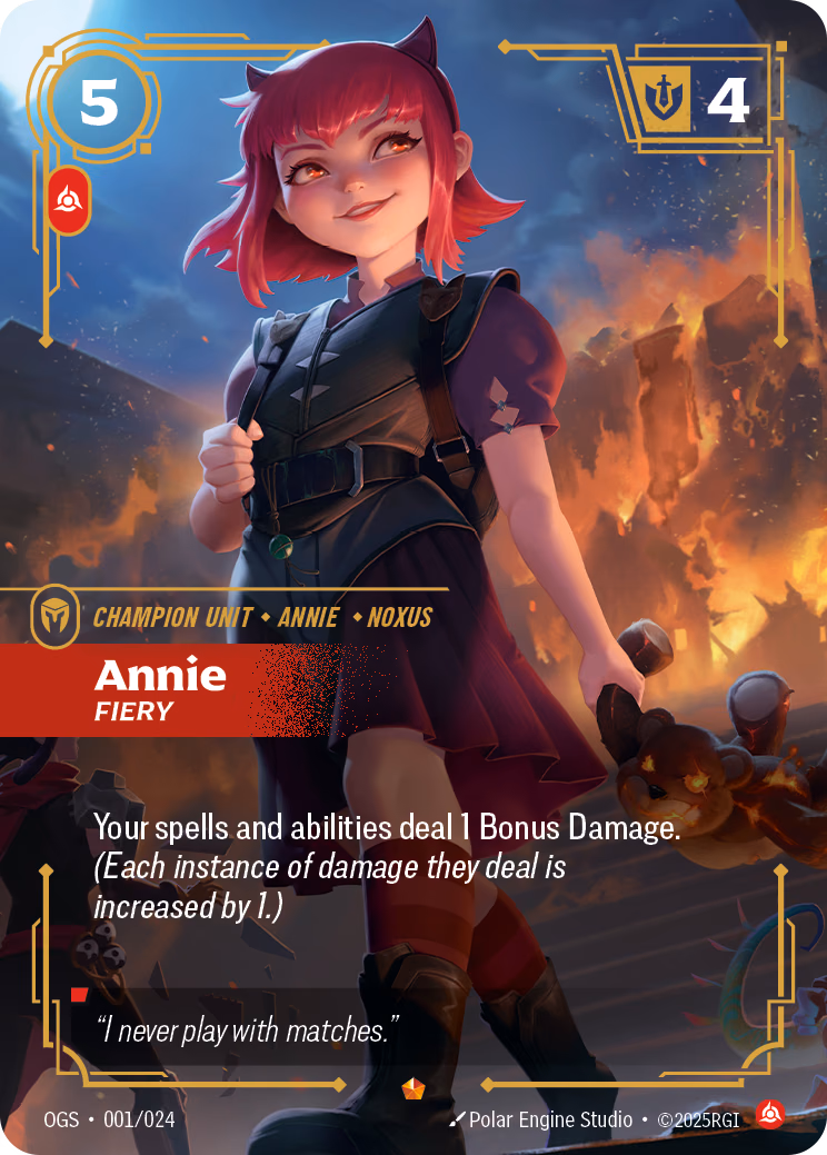 Annie OGS-001/024 Riftbound card