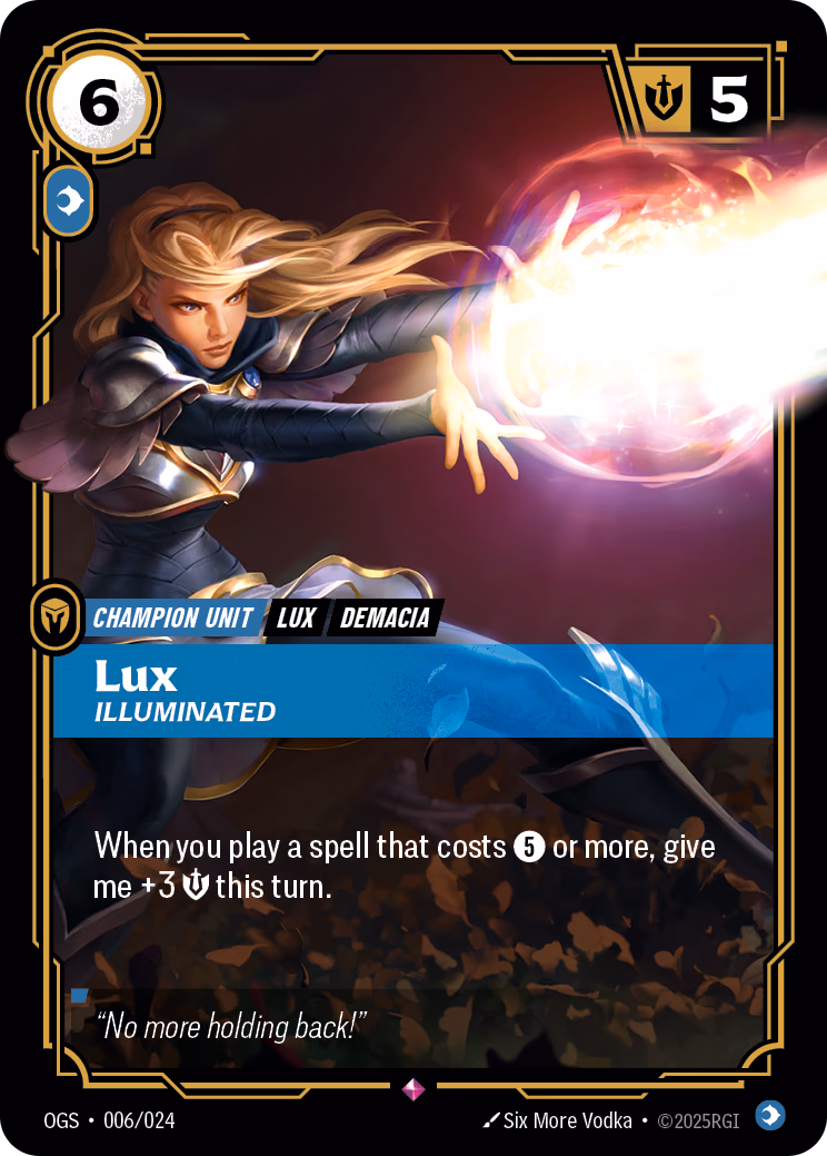 Lux OGS-006/024 Riftbound card