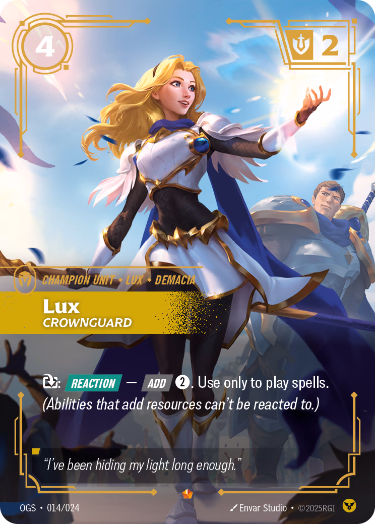 Lux OGS-014/024 Riftbound card
