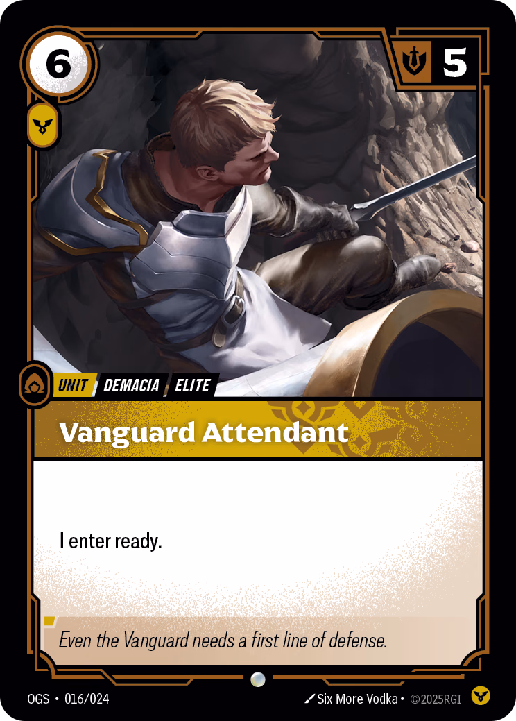 Vanguard Attendant OGS-016/024 Riftbound card