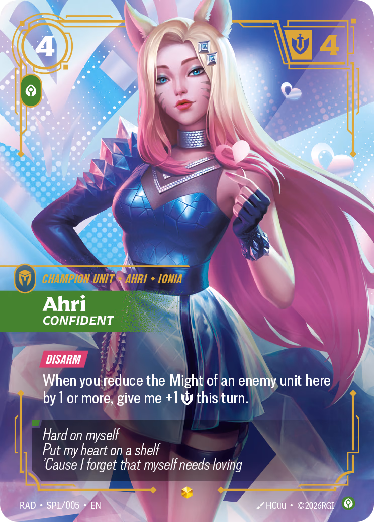 Ahri (Special) RAD-SP1/005 Riftbound card