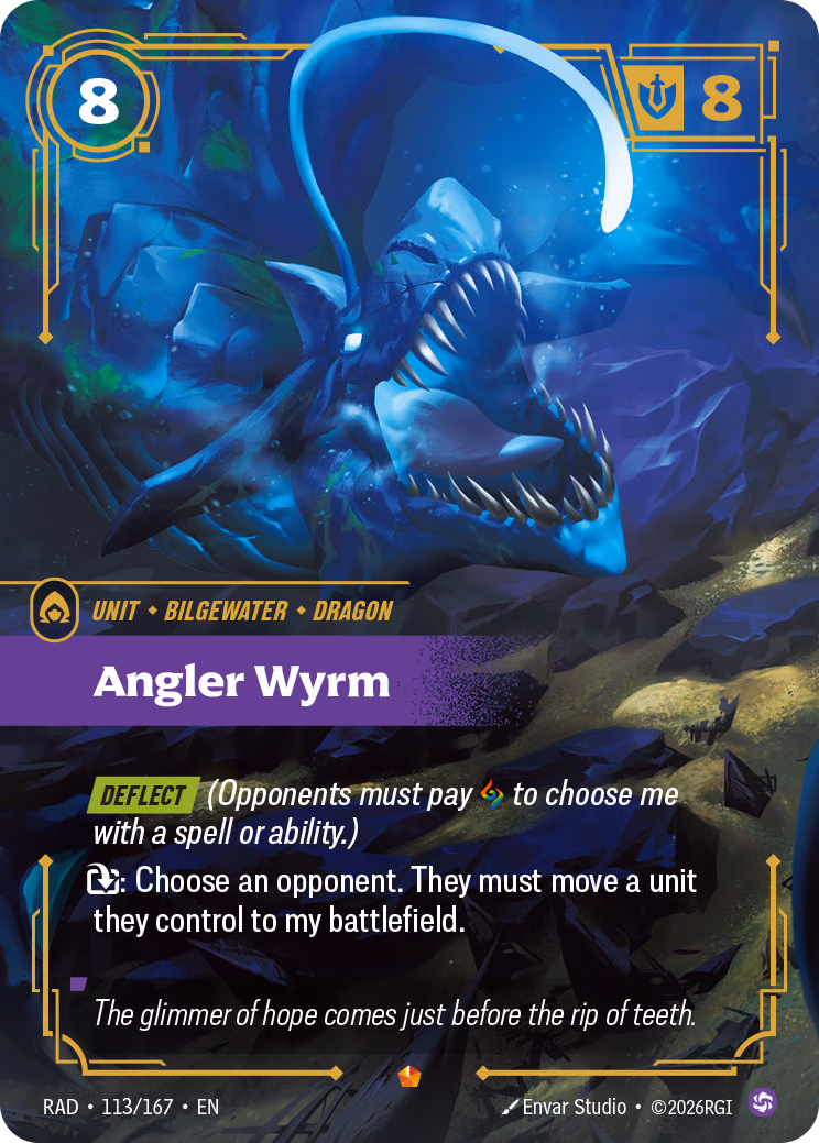Angler Wyrm RAD-113/167 Riftbound card