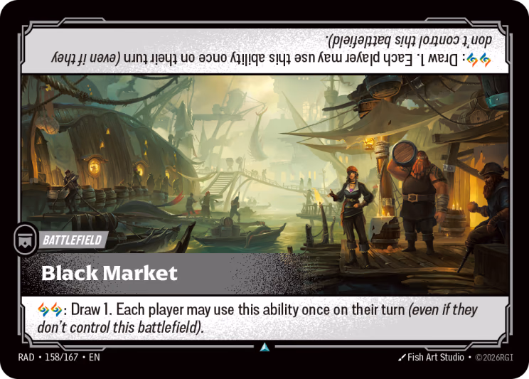 Black Market RAD-158/167 Riftbound card