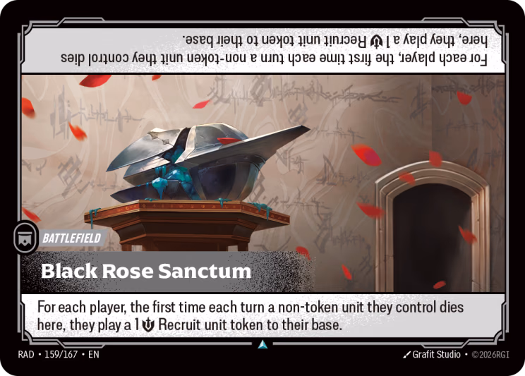 Black Rose Sanctum RAD-159/167 Riftbound card