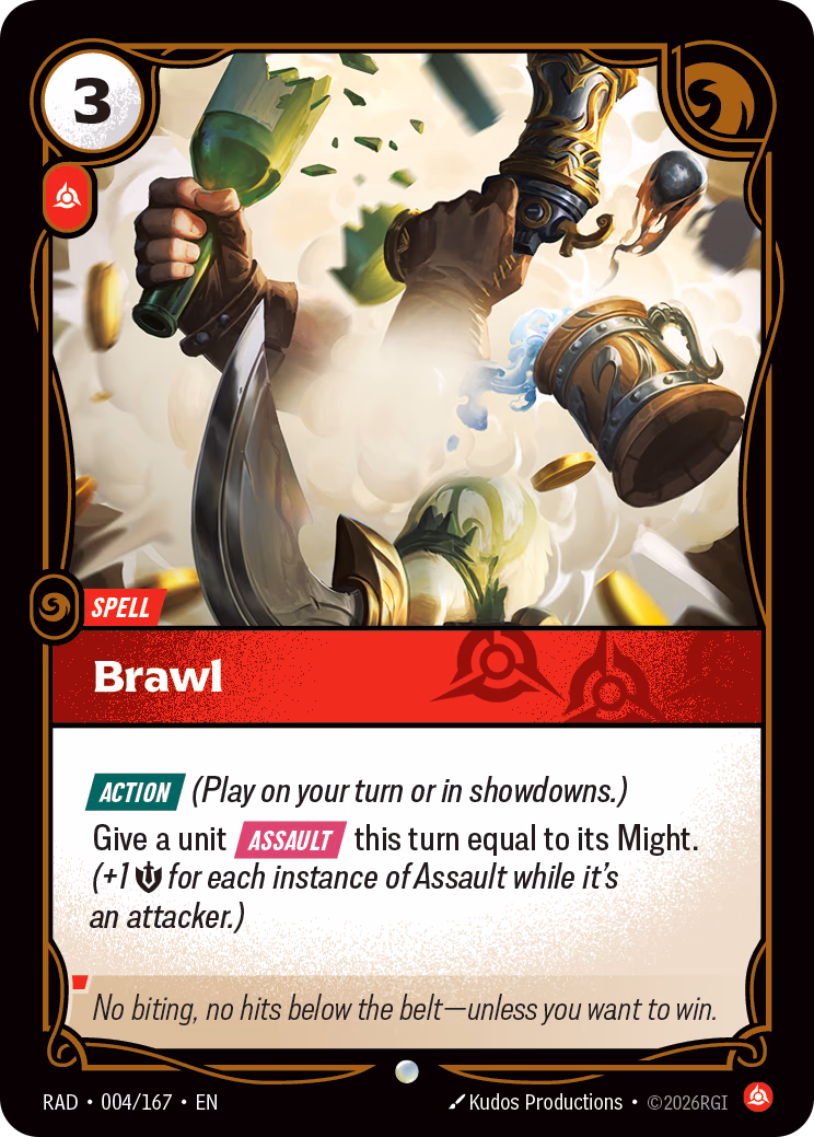 Brawl RAD-004/167 Riftbound card