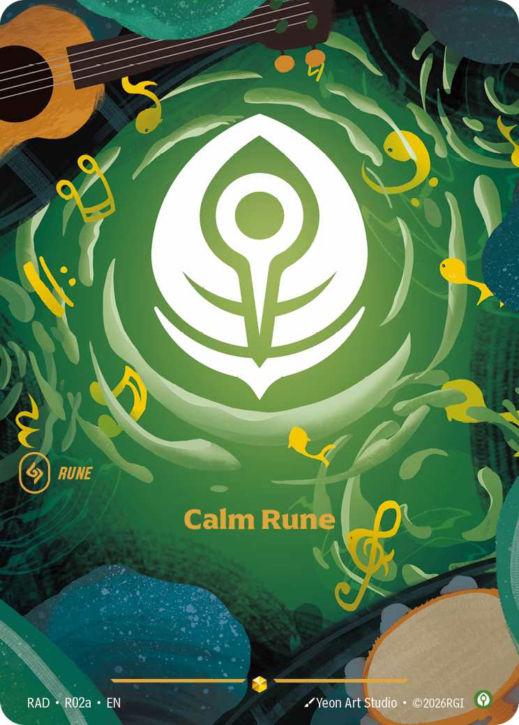 Calm Rune RAD-R02a Riftbound card