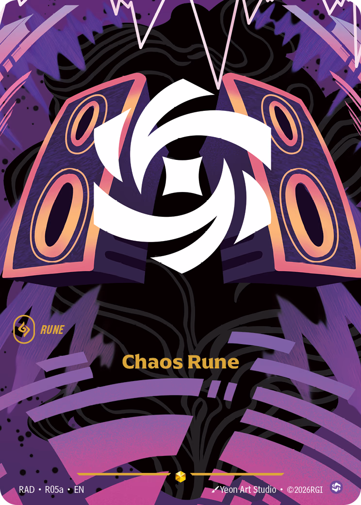 Chaos Rune RAD-R05a Riftbound card