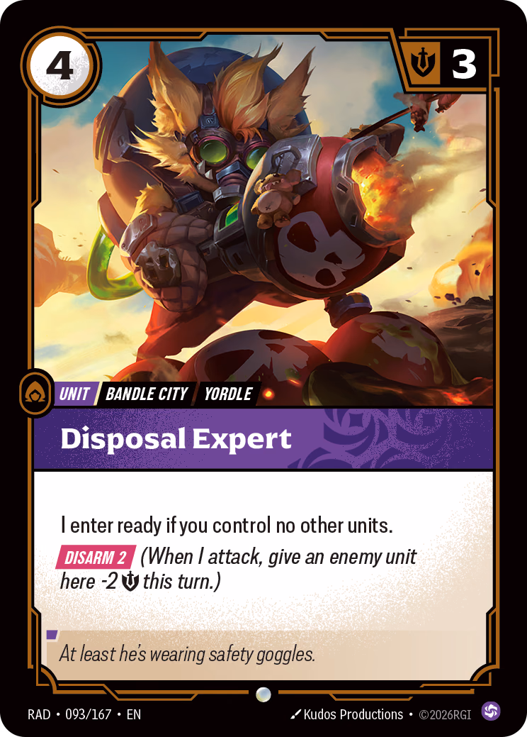 Disposal Expert RAD-093/167 Riftbound card