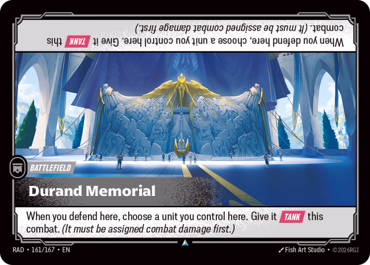 Durand Memorial RAD-161/167 Riftbound card