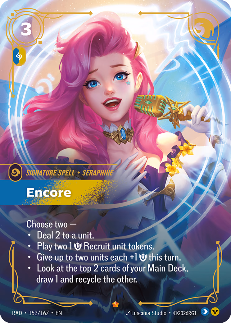 Encore RAD-152/167 Riftbound card