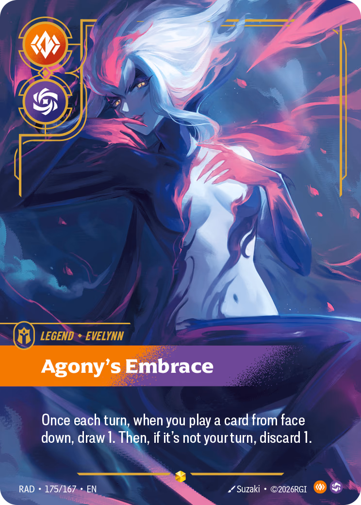 Evelynn, Agony's Embrace RAD-175/167 Riftbound card