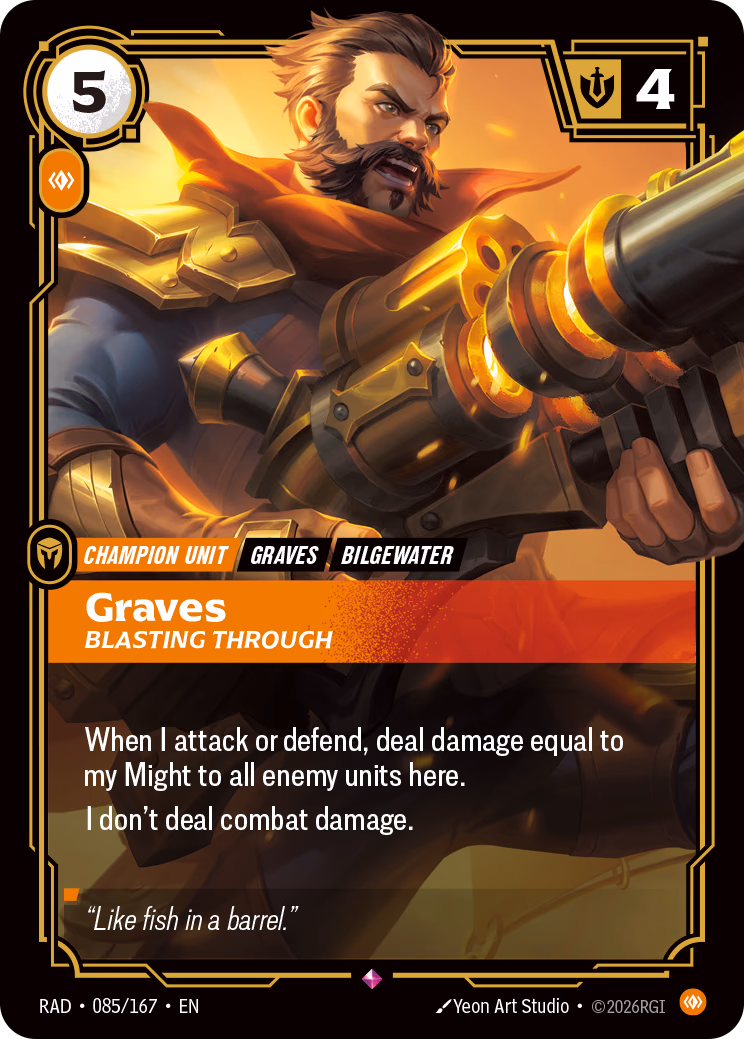 Graves RAD-085/167 Riftbound card