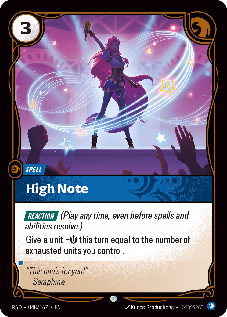 High Note RAD-048/167 Riftbound card